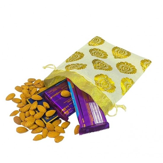 Paan Print Potli Bags Gift Potli Bags Potli Bags Pack of 10 Pcs