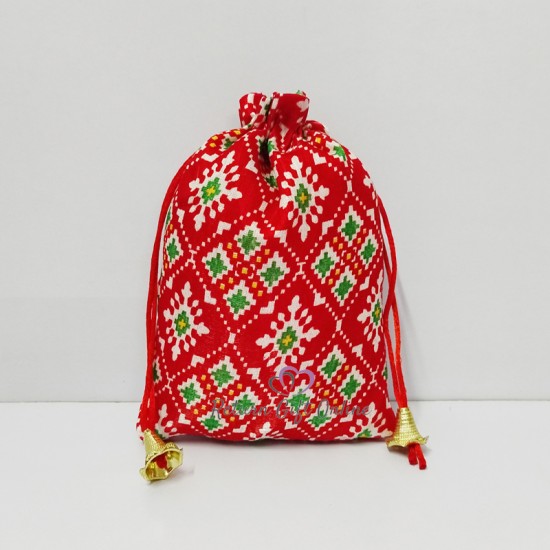 Patola Print Potli Bag