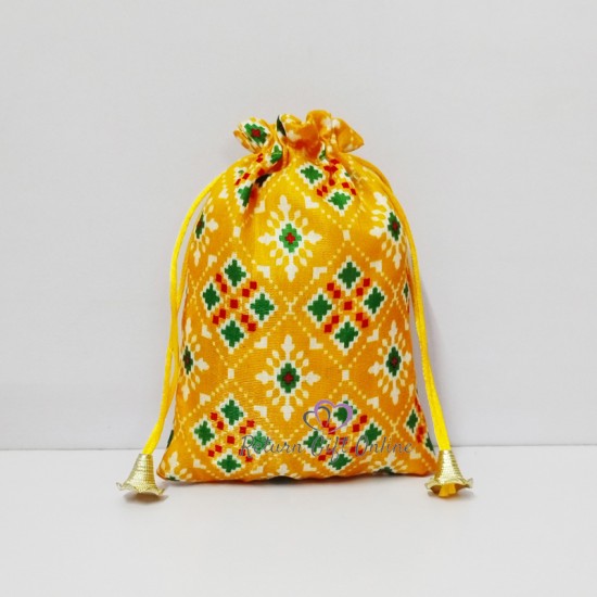 Patola Print Potli Bag